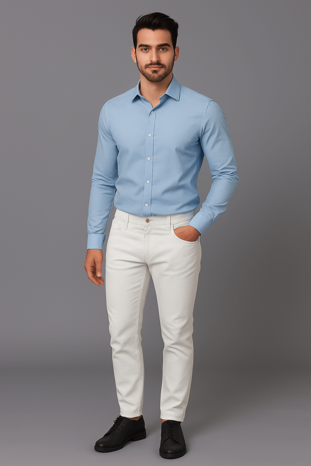 Justing Shirts - Light Blue