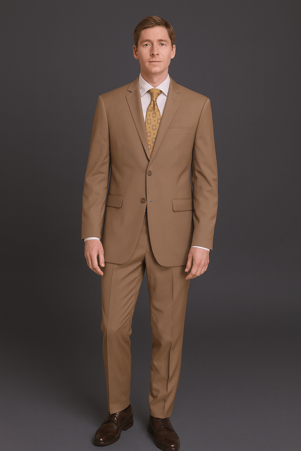 Vitali Suit- Tan