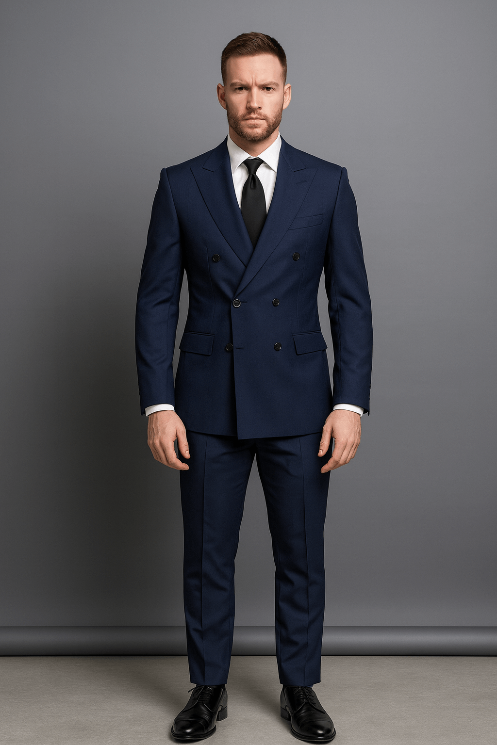 Vitali Suit – Men’s Double-Breasted Navy