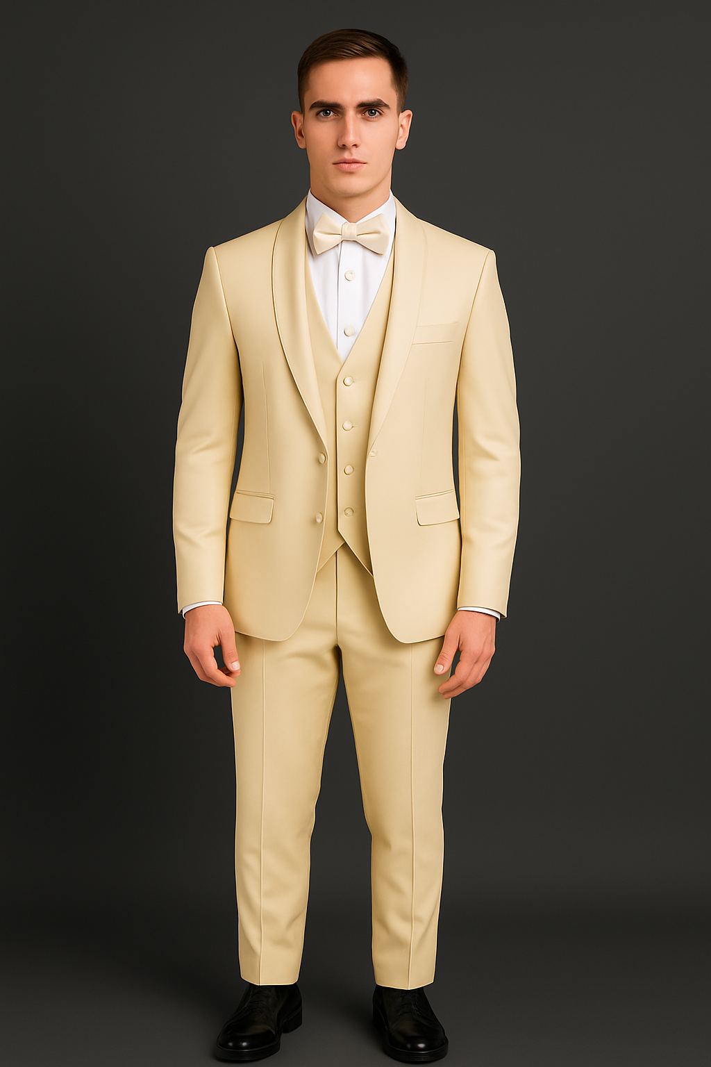 Vitali Tuxedo – Men’s Slim Fit 3-Piece Shawl Lapel